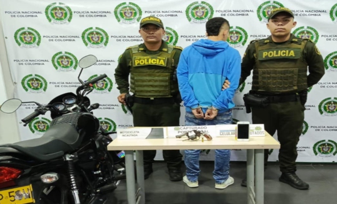 Fue capturado movilizándose con un arma de fuego ilegal en San Luis
