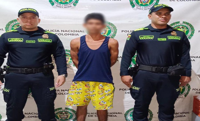 Durante la ejecución de operativos en la comuna 3 se logra la captura de “Peluca” con bazuco