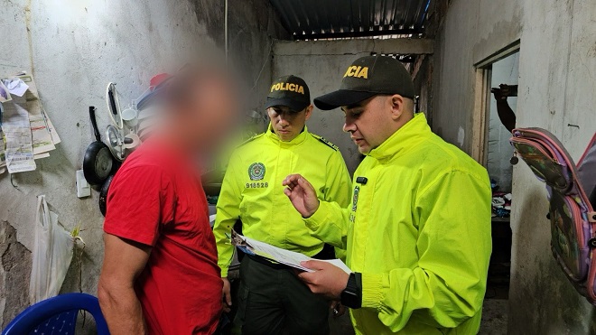 El operativo se llevó a cabo por la Policía Nacional tras un allanamiento realizado en área urbana de Villavicencio