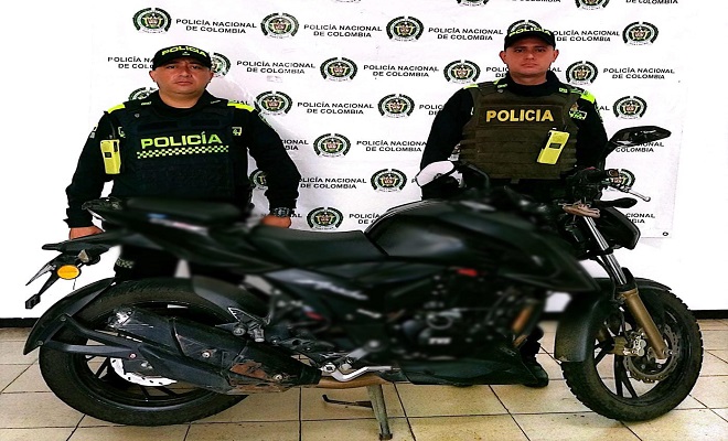 En el municipio de Rivera, la Policía Nacional, logra recuperar una motocicleta