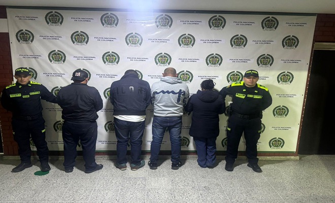 Estas operaciones permitieron afectar las finanzas de Grupos de Delincuencia Común