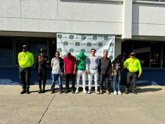 Operativo policial en los Farallones