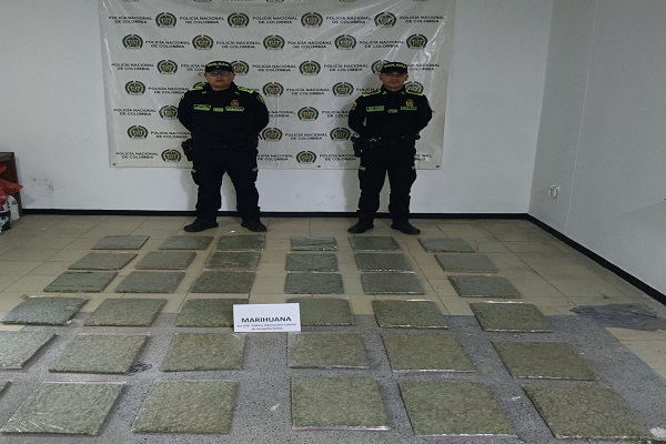Hallazgo de 18 kilos de marihuana en el centro poblado de Riverita