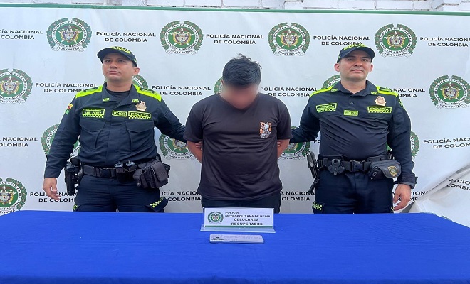 Hombre es capturado en Neiva por el delito de receptación
