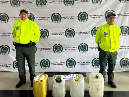 Los elementos incautados tienen un avalúo comercial de 1.200.000 pesos