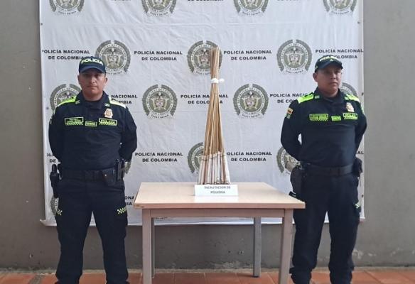 Incautación de Pólvora en Cubarral
