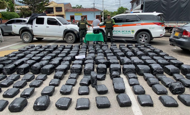 Incautación de marihuana