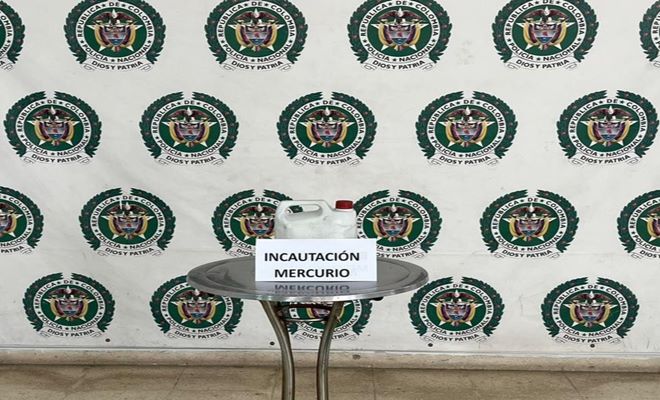 Mercurio incautado