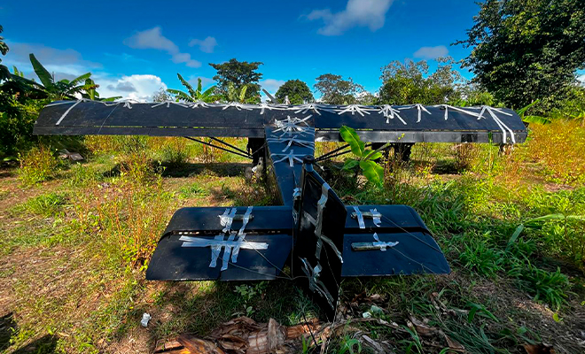 Avioneta incautada con droga