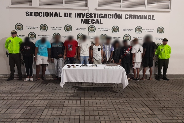 Capturados presuntos delincuentes