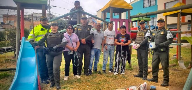 En articulación con la Policía Comunitaria en el sector del Barrio Tamasagra