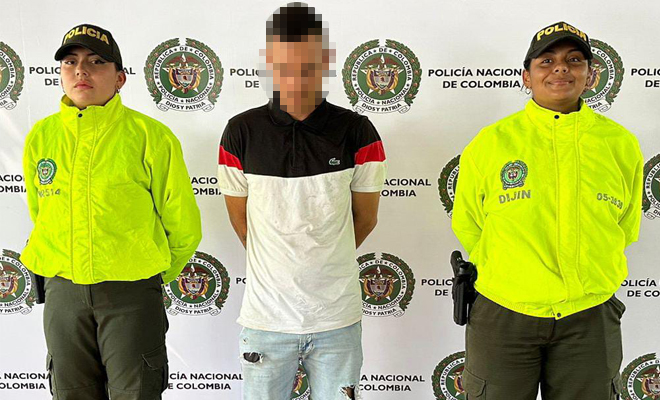 Este sujeto es un reconocido actor delincuencial dedicado al hurto y ha sido capturado en varias oportunidades por las autoridades.