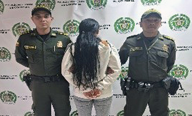 La Policía Nacional capturó a alias “Brenda” por el delito de concierto para delinquir agravado y tráfico de estupefacientes 