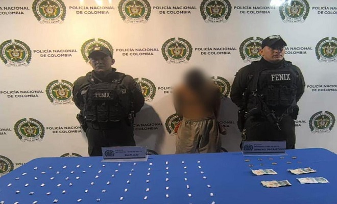 Con Bazuco se dio la captura a un hombre conocido como “Reinel” en el barrio San Martín