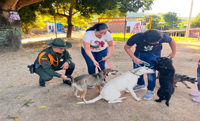 La policía Metropolitana de Neiva 100% comprometida con el bienestar de nuestros animales de compañía