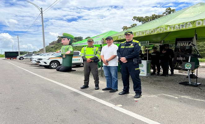 Policía de Neiva garantiza tranquilidad a viajeros