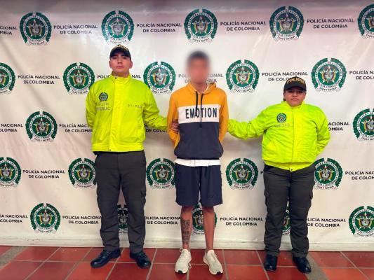 La Policía Nacional en Bucaramanga capturó mediante orden judicial a alias 'Nato'