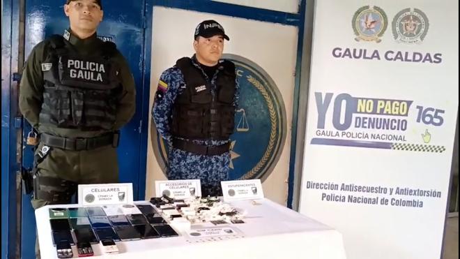 Operación “Demoledor”: golpe a la extorsión desde centros de reclusión en Caldas