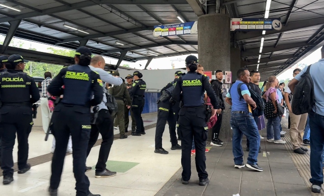 Operativos de seguridad en el transporte masivo Cali