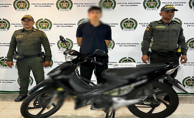 Policía Nacional captura a un hombre por el delito de receptación