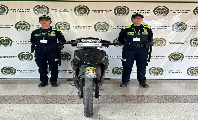 Policía Nacional, de frente contra el Hurto de motocicletas
