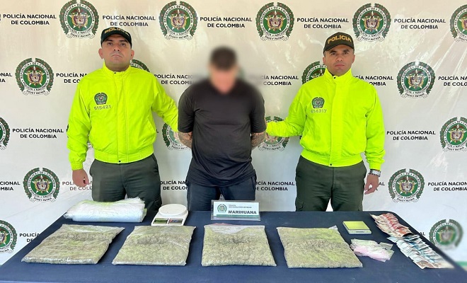 Policía Nacional, incauta marihuana