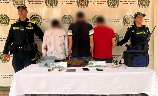 La Policía Nacional logra la captura de tres sujetos conocidos como "Los Piraña"