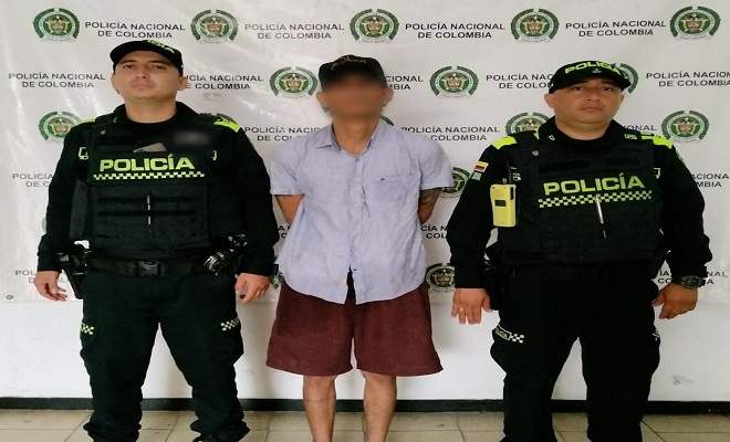 Policía Nacional captura hombre por el delito de violación de Domicilio.
