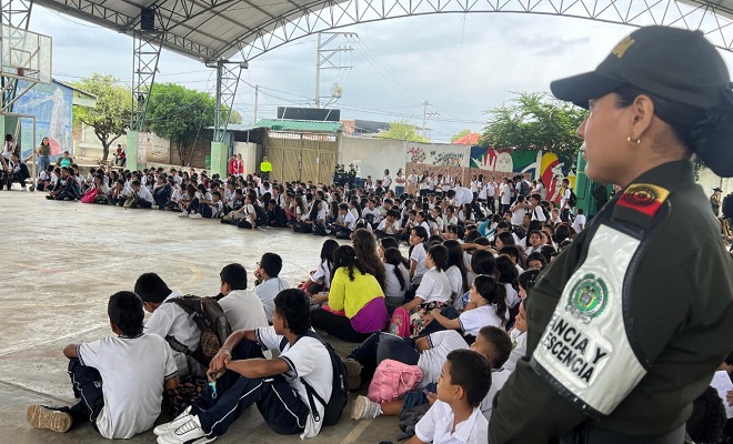 La Policía Metropolitana de Neiva conmemora el Día Contra el Reclutamiento Forzado