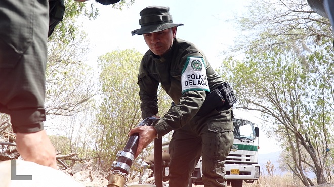 Policía del agua entregado recurso hídrico