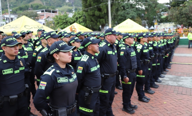 Policía presenta dispositivo de seguridad para el carnaval de Riosucio 2025 