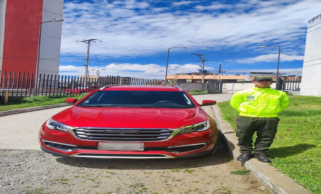 Recuperan vehículo en Ipiales 