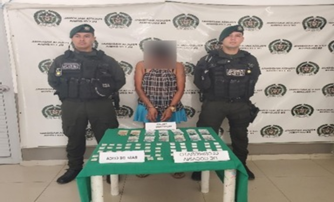 En un operativo de registro y control, fue capturada una mujer que transportaba alucinógenos.