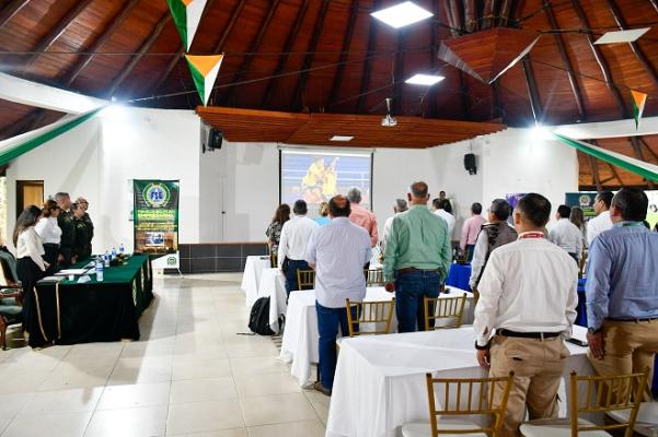 Sector productivo en las instalaciones de la Escuela de Policía Eduardo Cuevas García