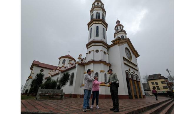 Semana santa segura por la Policía metropolitana de Manizales