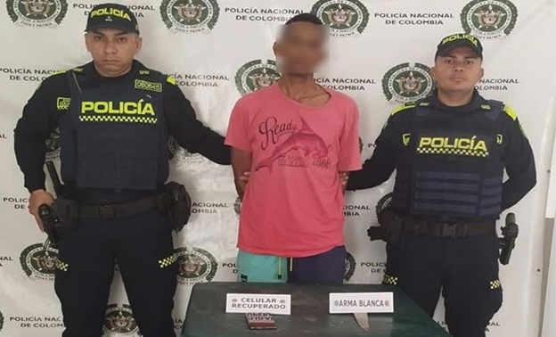 Tras cometer un hurto, un sujeto fue capturado