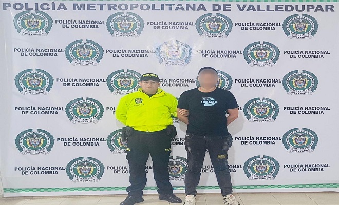 Una persona capturada por orden judicial en el barrio Sicarare