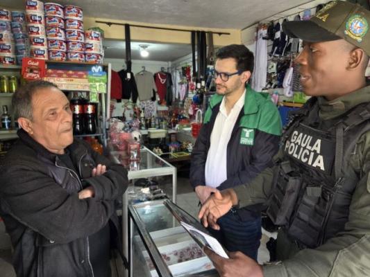 Policía Nacional lidera jornada preventiva en la capital nariñense