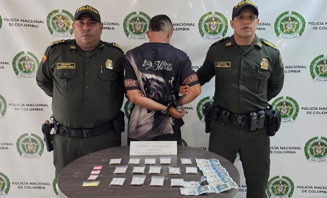 Sorprendido con estupefacientes