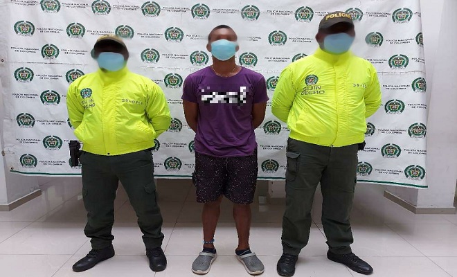 A 'papichulo' lo capturamos por homicidio agravado tentado y porte ilegal de armas de fuego