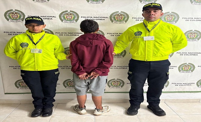 Por hurto calificado fue aprehendido un adolescente de 16 años de edad en el municipio de Calarcá