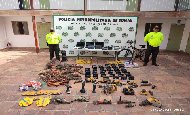 Golpe contundente a lugares donde se comercializan elementos de dudosa procedencia