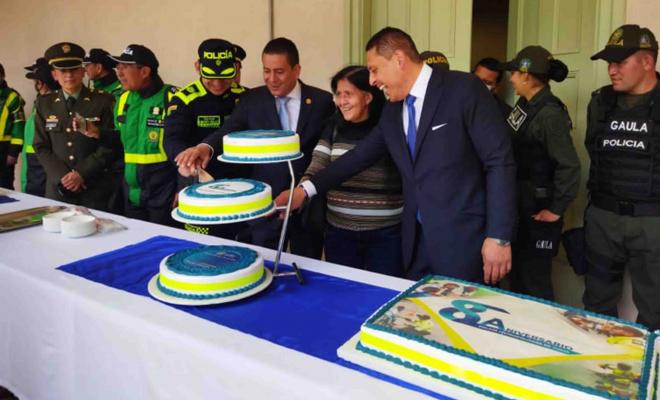 Celebramos el octavo aniversario de la Policía Metropolitana de Tunja