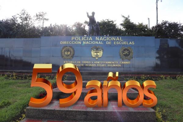 Celebración aniversario # 59 de la Escuela de Guías y Adiestramiento Canino 