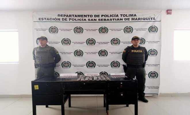 En Mariquita, cuadrantes de la Policía Tolima lograron la aprehensión de dos menores 