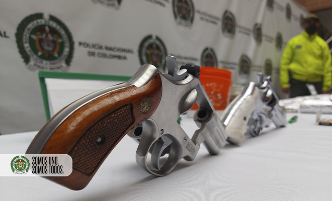 armas incautadas