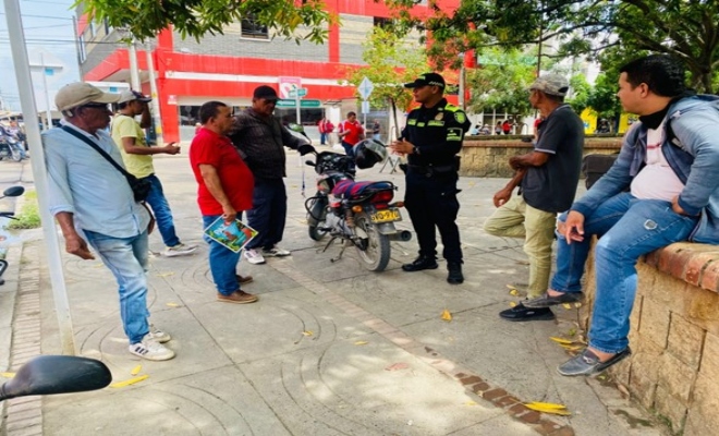 Policia comunitaria realiza campaña contra el hurto
