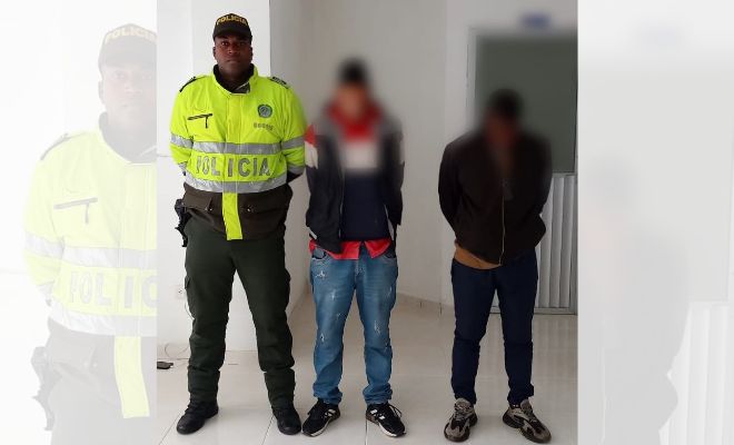 los dos sospechosos  fueron capturados