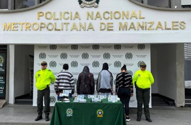 Cuatro personas fueron capturadas por porte ilegal de armas