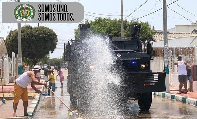 Nuestro ESMAD realiza jornada de desinfección 